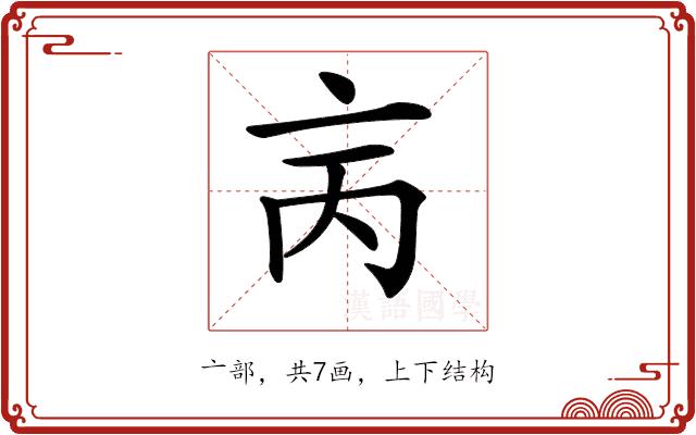 𠅈的部首图片