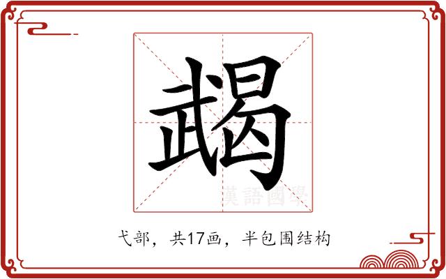 𢎔的部首